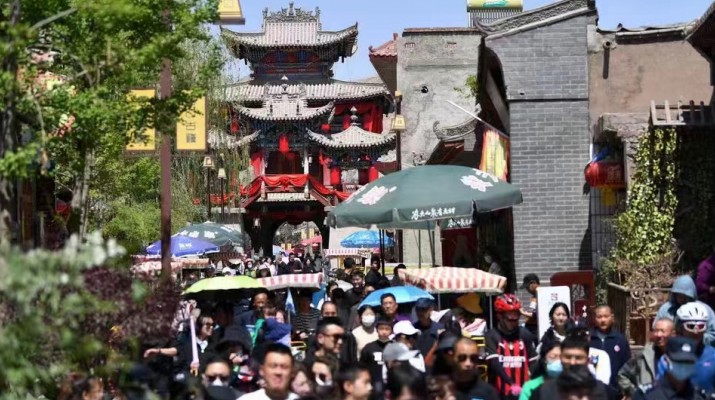 集團要聞丨甘肅文旅集團各景區(qū)“五一”假期人氣爆棚，累計接待游客50余萬人次